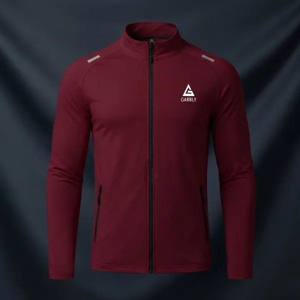Maroon_Premium_Polyester_Full_Sleeve_Henley_Neck_Regular_Fit_T-Shirt_For_Men