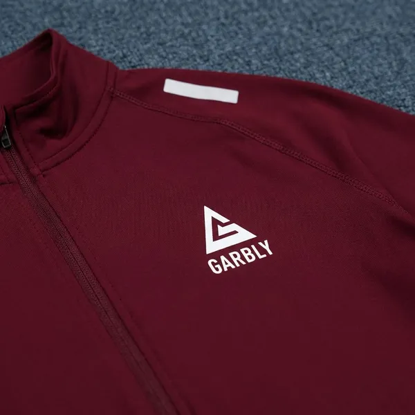 Maroon_Premium_Polyester_Full_Sleeve_Henley_Neck_Regular_Fit_T-Shirt_For_Men