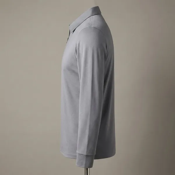 Pack_Of_2_Grey_&_Maroon_Premium_Cotton_Blend_Full_Sleeve_Polo_Neck_Regular_Fit_T-Shirt_For_Men
