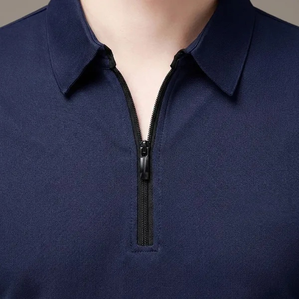 Pack_Of_2_Black_&_Navy_Blue_Premium_Cotton_Blend_Full_Sleeve_Polo_Neck_Regular_Fit_T-Shirt_For_Men