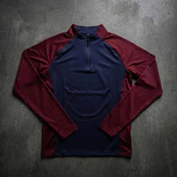 Pack_Of_2_Maroon_&_Blue_Premium_Polyester_Full_Sleeve_Henley_Neck_Regular_Fit_T-Shirt_For_Men