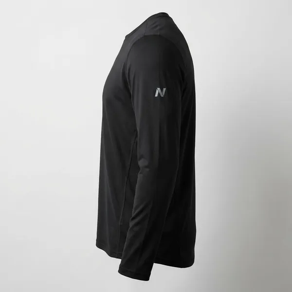 Black_Premium_Polyester_Full_Sleeve_Henley_Neck_Regular_Fit_T-Shirt_For_Men