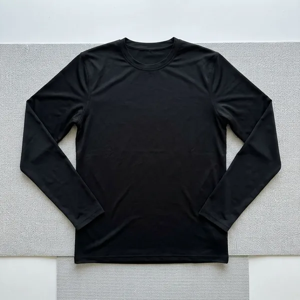 Black_Premium_Polyester_Full_Sleeve_Henley_Neck_Regular_Fit_T-Shirt_For_Men