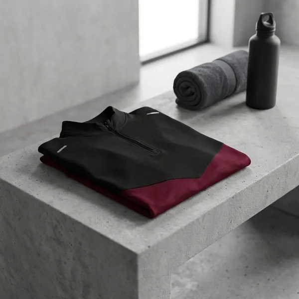 Pack_Of_2_Red_&_Grey_Premium_Polyester_Full_Sleeve_Henley_Neck_Regular_Fit_T-Shirt_For_Men
