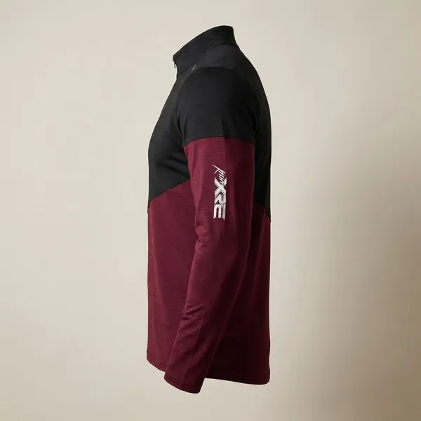 Pack_Of_2_Red_&_Grey_Premium_Polyester_Full_Sleeve_Henley_Neck_Regular_Fit_T-Shirt_For_Men