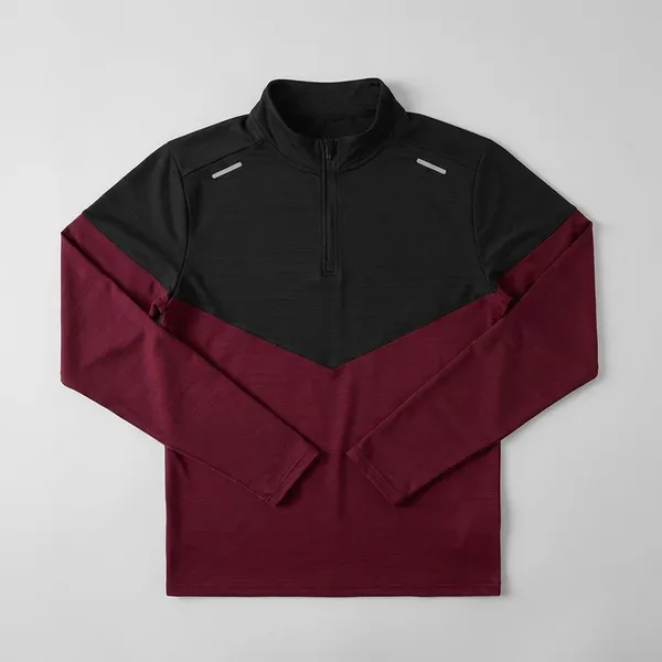 Pack_Of_2_Red_&_Grey_Premium_Polyester_Full_Sleeve_Henley_Neck_Regular_Fit_T-Shirt_For_Men