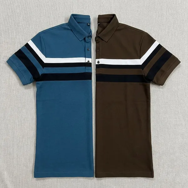Pack_Of_2_Blue_Premium_Cotton_Blend_Half_Sleeve_Polo_Neck_Regular_Fit_T-Shirt_For_Men