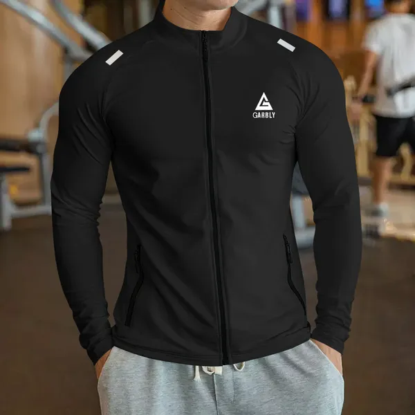 Black_Premium_Polyester_Full_Sleeve_Henley_Neck_Regular_Fit_T-Shirt_For_Men