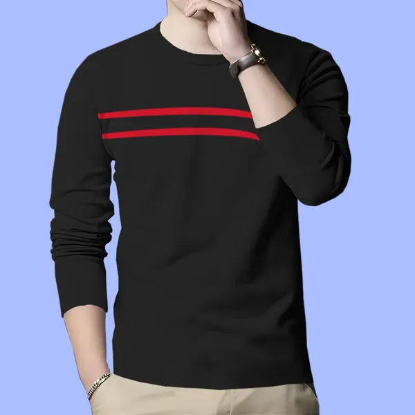 Black_Premium_Cotton_Blend_Full_Sleeve_Round_Neck_Regular_Fit_T-Shirt_For_Men