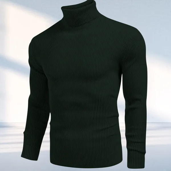 Jasper_Green_&_Black_Premium_Cotton_Blend_Full_Sleeve_High_Neck_Regular_Fit_T-Shirt_For_Men_(Pack_Of_2)