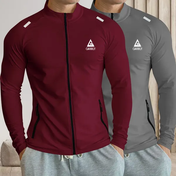 Maroon_&_Grey_Premium_Polyester_Full_Sleeve_Henley_Neck_Regular_Fit_T-Shirt_For_Men_(Pack_Of_2)