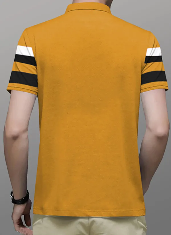 Lemon_Premium_Cotton_Blend_Half_Sleeve_Polo_Neck_Regular_Fit_T-Shirt_For_Men