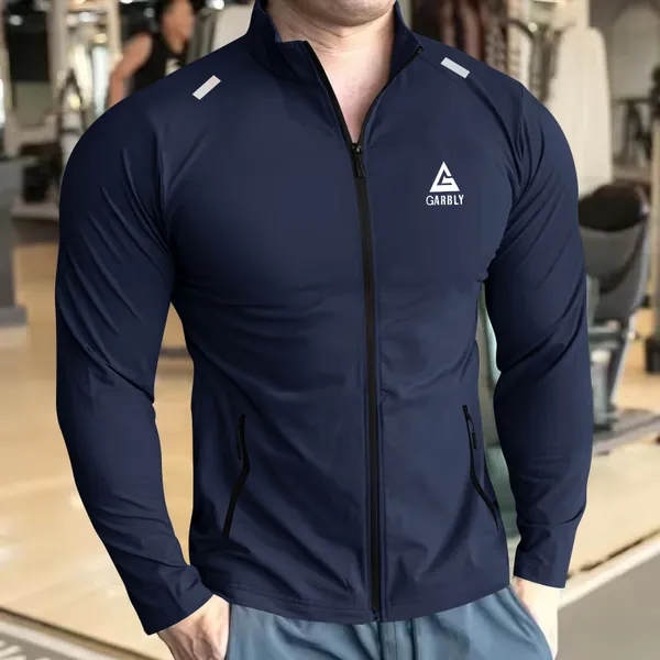Navy_Blue_Premium_Polyester_Full_Sleeve_Henley_Neck_Regular_Fit_T-Shirt_For_Men