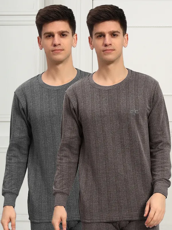 Brown_&_Grey_Premium_Cotton_Blend_Full_Sleeve_Round_Neck_Regular_Fit_T-Shirt_For_Men_(Pack_Of_2)
