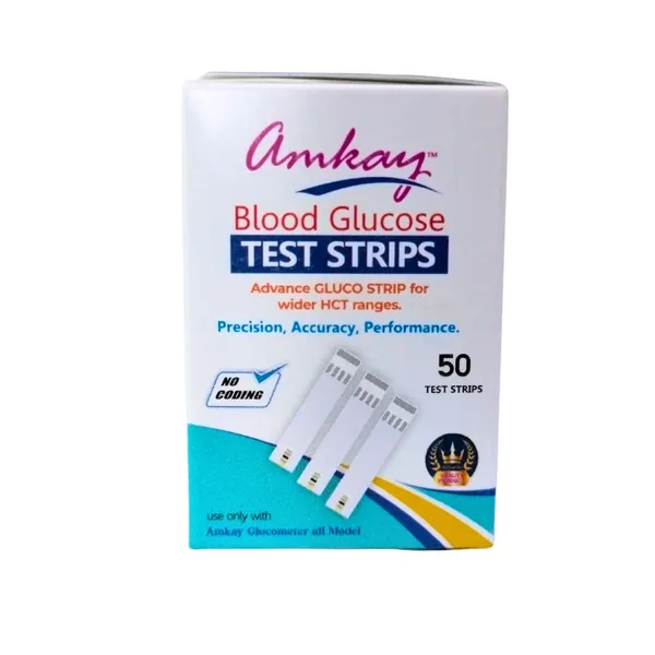 AmkayGluco_Blood_Glucose_Test_Strips_�_50_Count_|_Compatible_with_Glucometer_|_Fast,_Accurate_&_Easy_Blood_Sugar_Testing_|_Hygienic,_Single-Use_Diabetic_Test_Strips