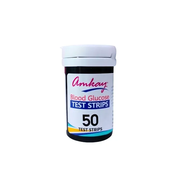 AmkayGluco_Blood_Glucose_Test_Strips_�_50_Count_|_Compatible_with_Glucometer_|_Fast,_Accurate_&_Easy_Blood_Sugar_Testing_|_Hygienic,_Single-Use_Diabetic_Test_Strips
