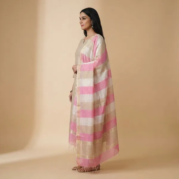 Cream_Banarasi_Cotton_Unstitch_Suit_For_Women