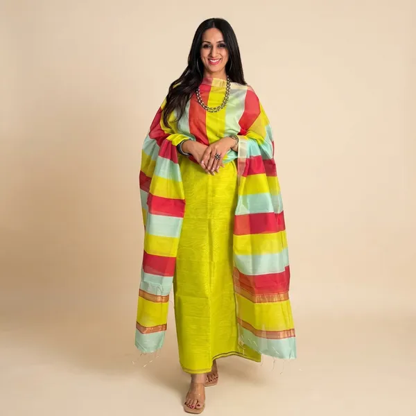 Yellow_Lemon_Banarasi_Cotton_Unstitch_Suit_For_Women