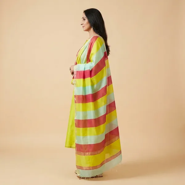 Yellow_Lemon_Banarasi_Cotton_Unstitch_Suit_For_Women