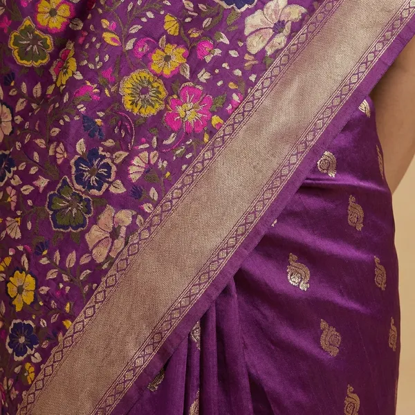 Magenta_Banarasi_Unstitch_Suit_Unstich_For_Women