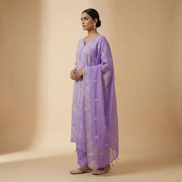 Purple_Organza_Chikan_Embroidry_Unstitch_Suit_For_Women