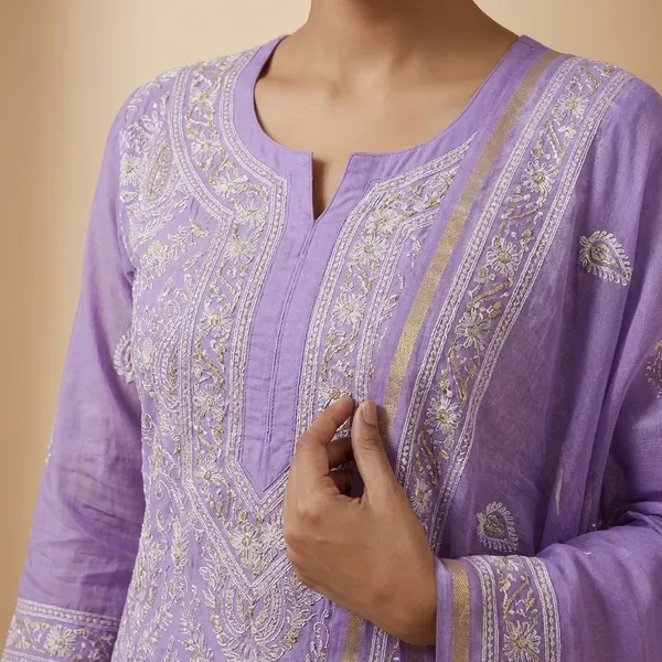Purple_Organza_Chikan_Embroidry_Unstitch_Suit_For_Women