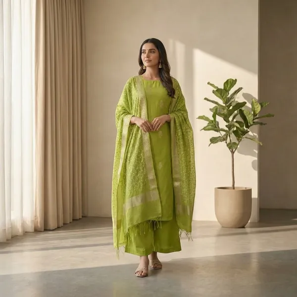 Light_Green_Pure_Mercerised_Unstitch_Suit_For_Women