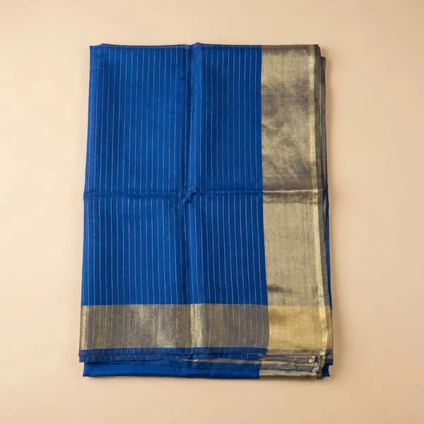 Royal_Blue_Banarsi_Unstitch_Suit_Zari_Strip_Unstitch_Suit_For_Women