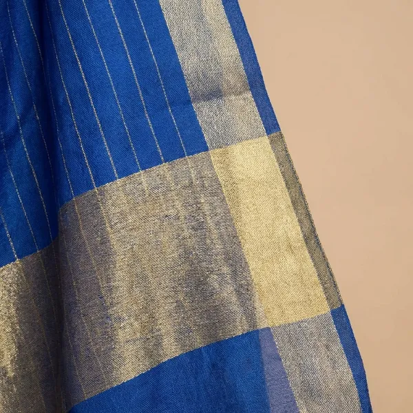 Royal_Blue_Banarsi_Unstitch_Suit_Zari_Strip_Unstitch_Suit_For_Women