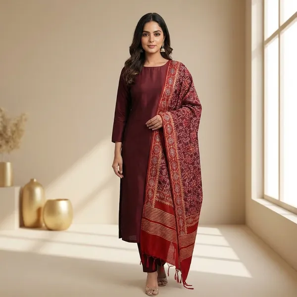 Rani_Banarasi_Silk_Unstitch_Suit_For_Women