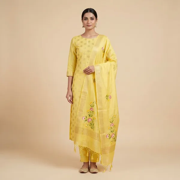 Lemon_Banarasi_Pure_Musraisd_Unstitch_Suit_For_Women