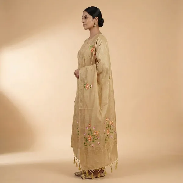 Light_Brown_Banarasi_Pure_Musraisd_Unstitch_Suit_For_Women