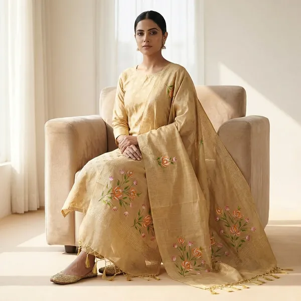 Light_Brown_Banarasi_Pure_Musraisd_Unstitch_Suit_For_Women