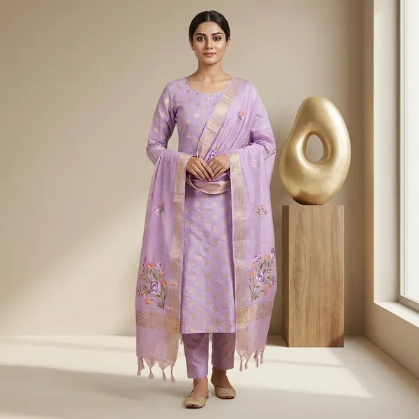 Violet_Banarasi_Pure_Musraisd_Unstitch_Suit_For_Women