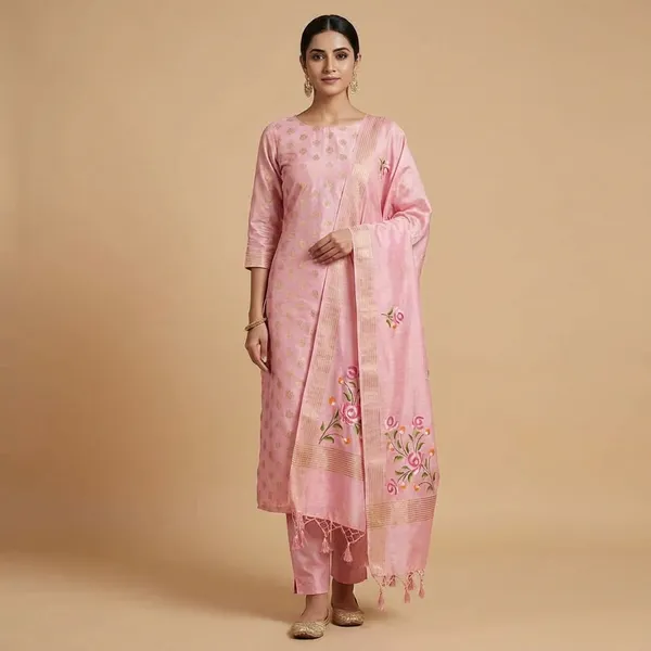 Pink_Banarasi_Pure_Musraisd_Unstitch_Suit_For_Women