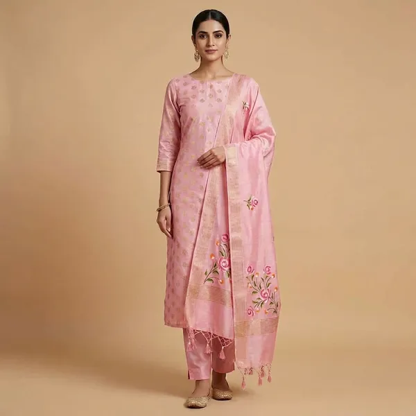 Pink_Banarasi_Pure_Musraisd_Unstitch_Suit_For_Women