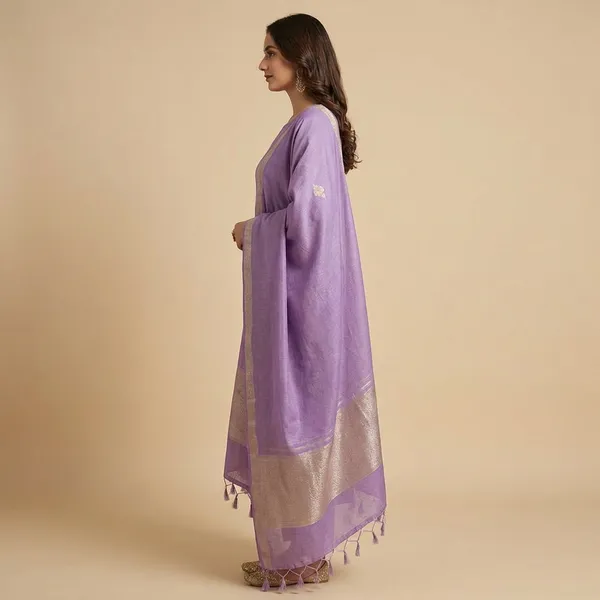 Lavender_Pista_Banarasi_Lilen_Unstitch_Suit_For_Women