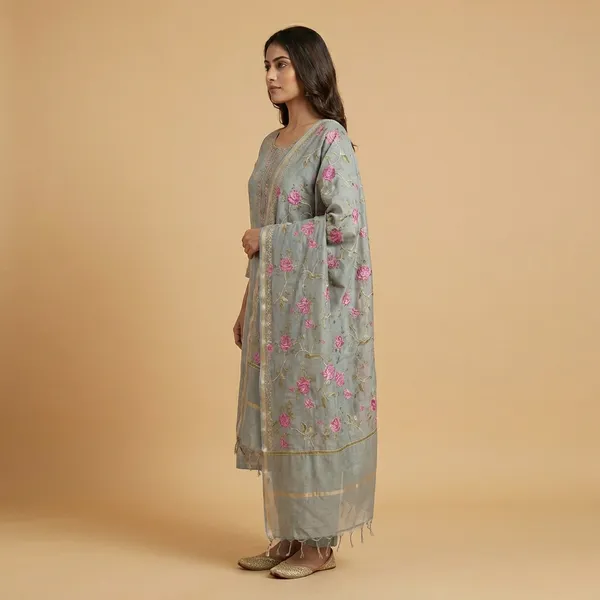 Grey_Banarasi_Pure_Cotton_Unstitch_Suit_For_Women