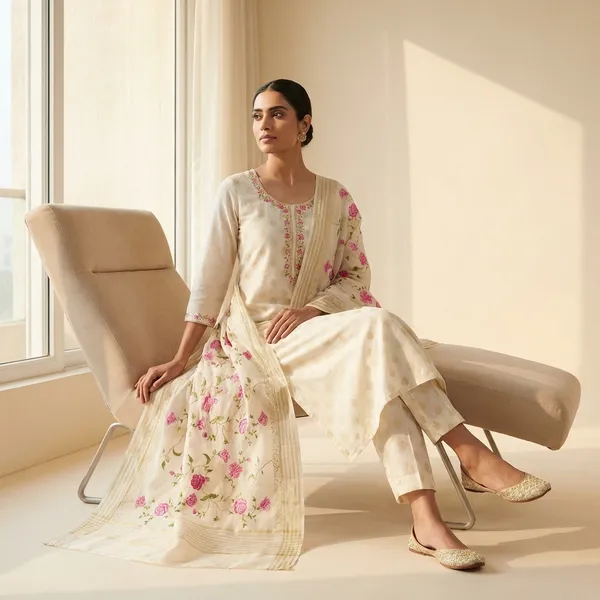 Off_White_Banarasi_Pure_Cotton_Unstitch_Suit_For_Women
