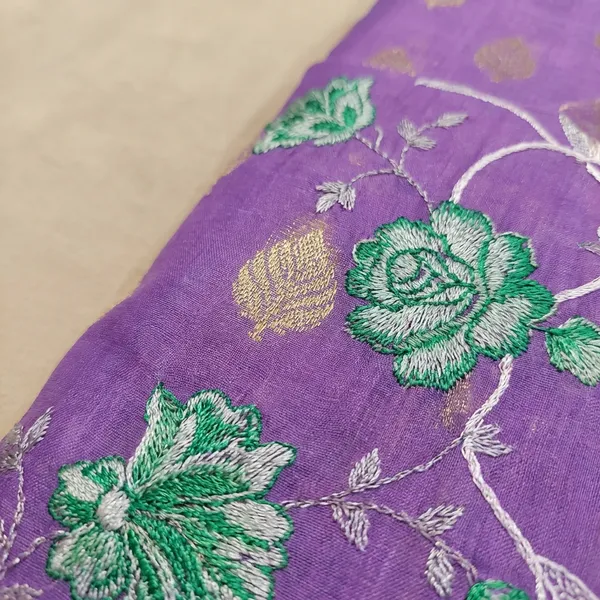 Purple_Banarasi_Pure_Cotton_Unstitch_Suit_For_Women