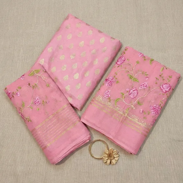 Pink_Banarasi_Pure_Cotton_Unstitch_Suit_For_Women