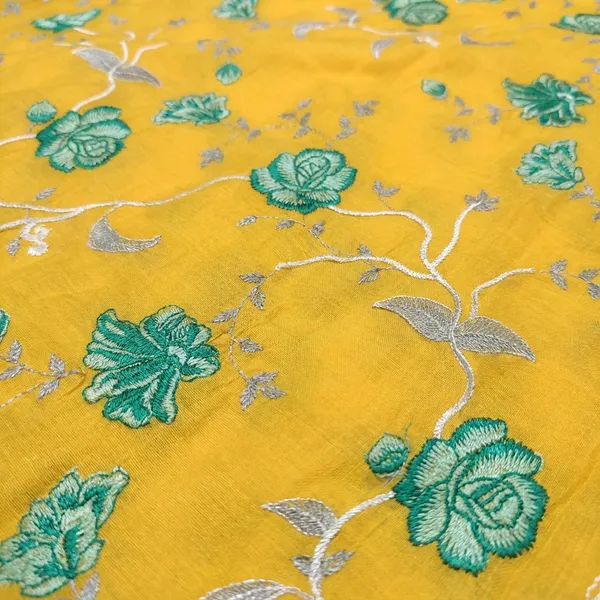 Yellow_Banarasi_Pure_Cotton_Unstitch_Suit_For_Women