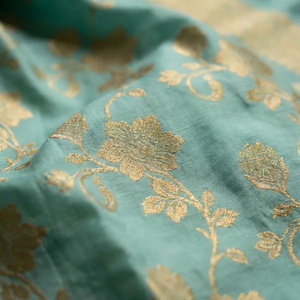 Green_Chinya_silk_Unstitch_Suit_For_Women