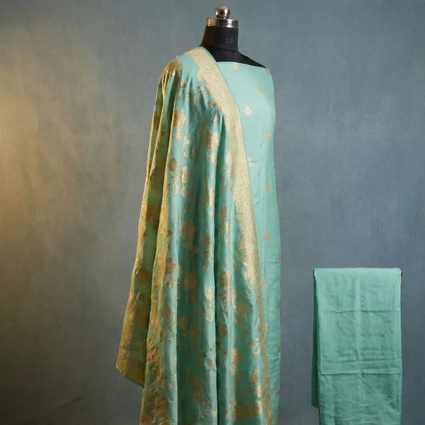 Grey_Chinya_silk_Unstitch_Suit_For_Women