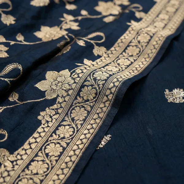 Black_Chinya_silk_Unstitch_Suit_For_Women