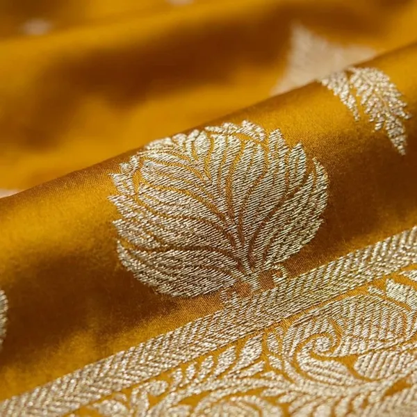 Musturd__Semi_silk_Unstitch_Suit_For_Women
