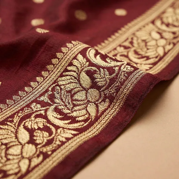 Red_And_Rani_Jamdani_Unstitch_Suit_For_Women