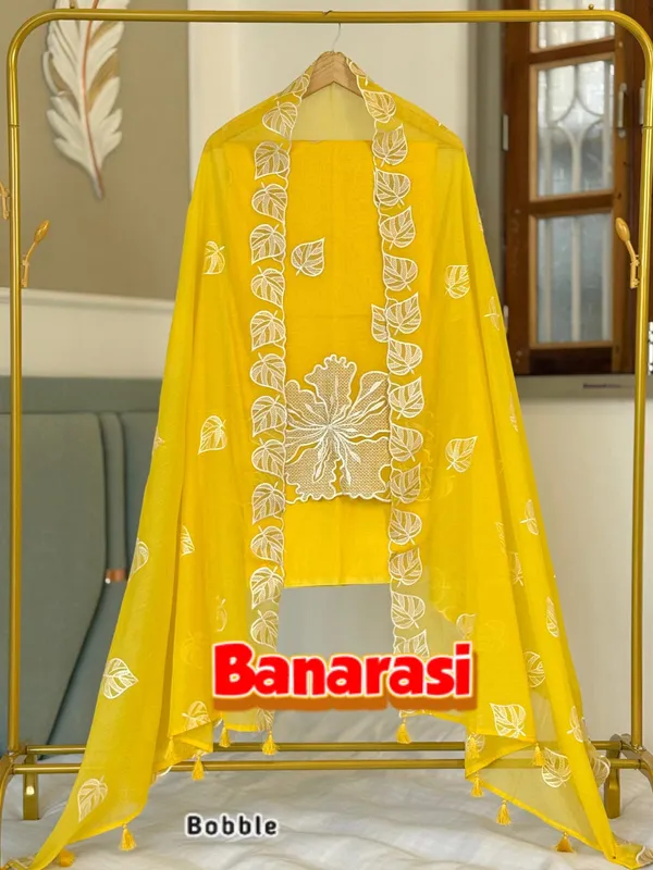 Yellow_Banarasi_Unstitch_Suit_Malchanderi_Silk_Embroidery_Unstitch_Suit_For_Women