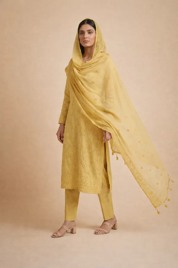 Yellow_Mul_Chanderi_Solding_Resham_Embroidery_Cutwork_Border_Unstitch_Suit_For_Women
