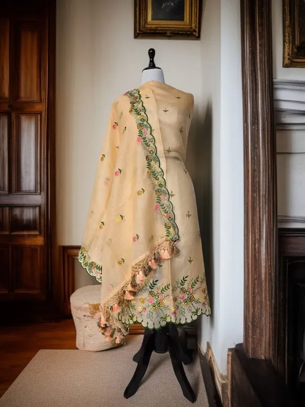 Peach_Organza_Silk_Embroidery_Unstitch_Suit_S_For_Women